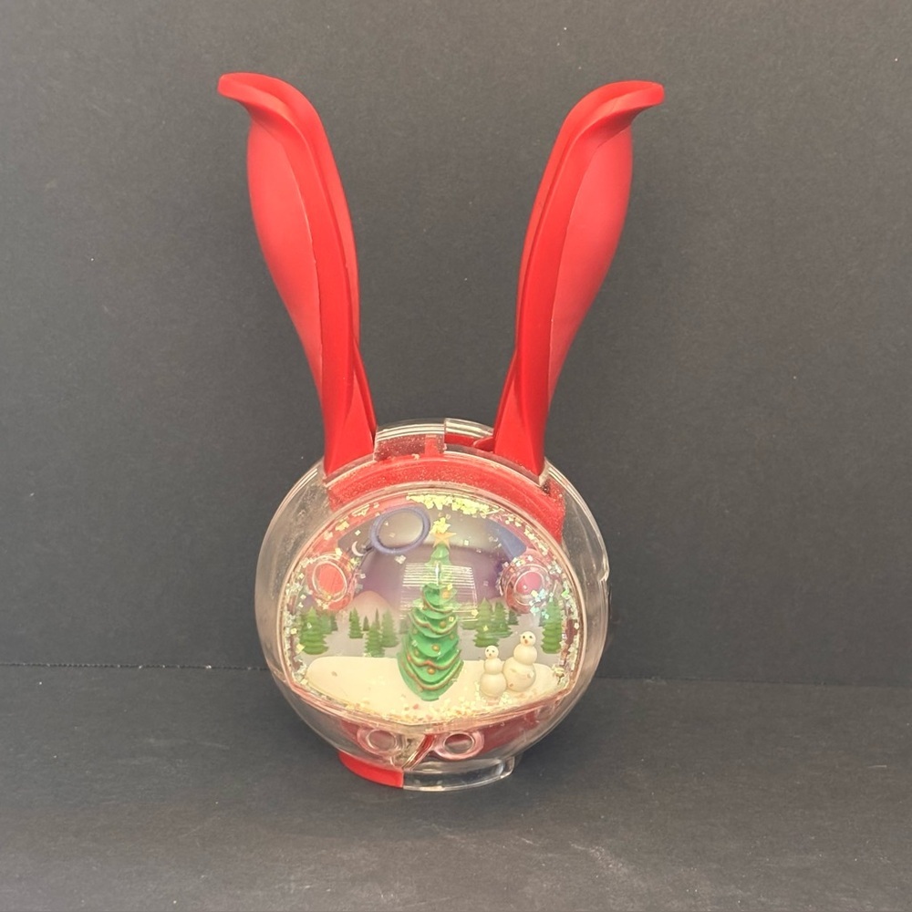 Vintage CHEF'N PEPPER MILL GRINDER Holiday Scene Pre-Owned RARE